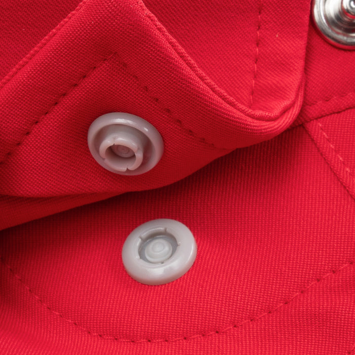 Collar snaps on The Play Action shirt