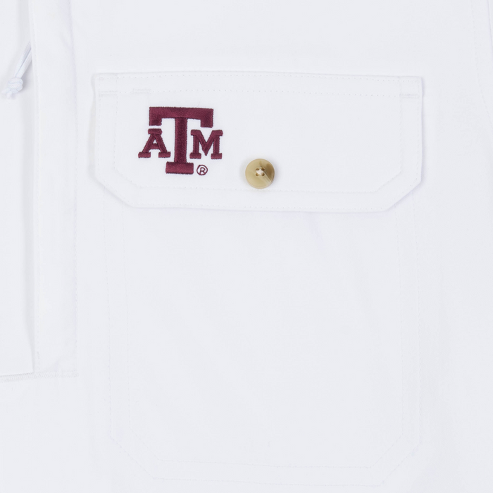 Logo on the the pocket of shirt
