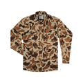 The White Wing camo outdoor shirt with long sleeves and buttoned pockets