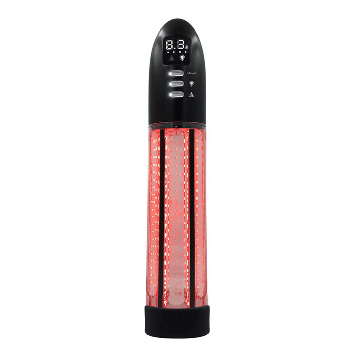 THERAPUMP™ LED Penis Pump – Red Light + Vacuum Erectile Support Device