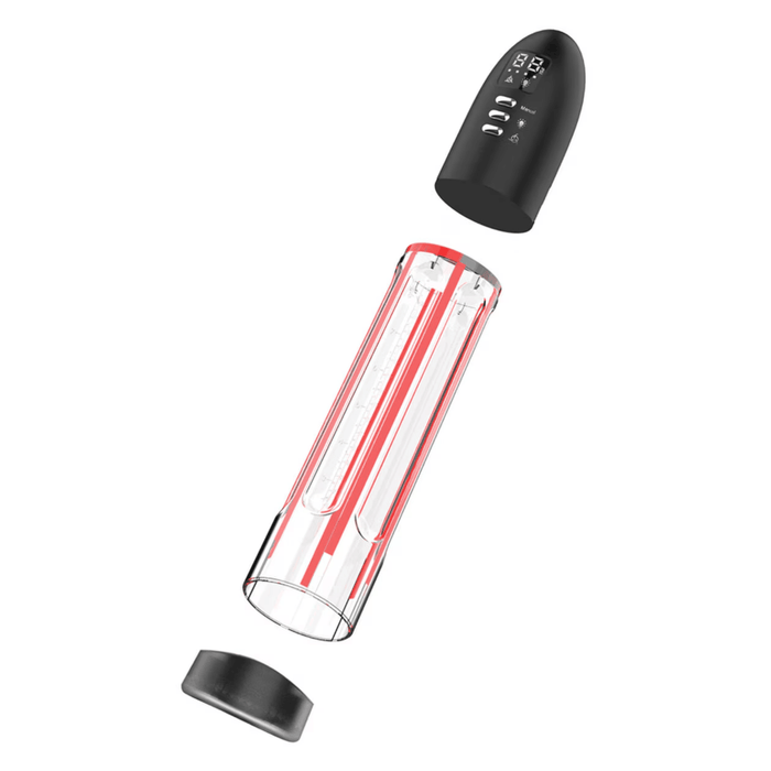 THERAPUMP™ LED Penis Pump – Red Light + Vacuum Erectile Support Device