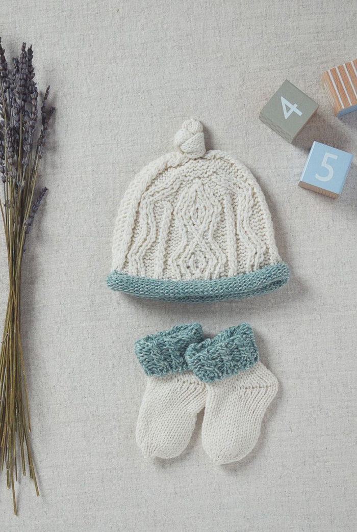 Aran Baby sock, Cream, wool socks, Children's knitwear, Knitwear for baby, baby aran wool, Ireland
