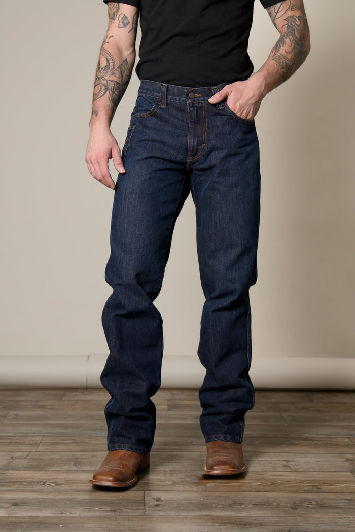 men's dark wash watson jean front view; #color_dark wash