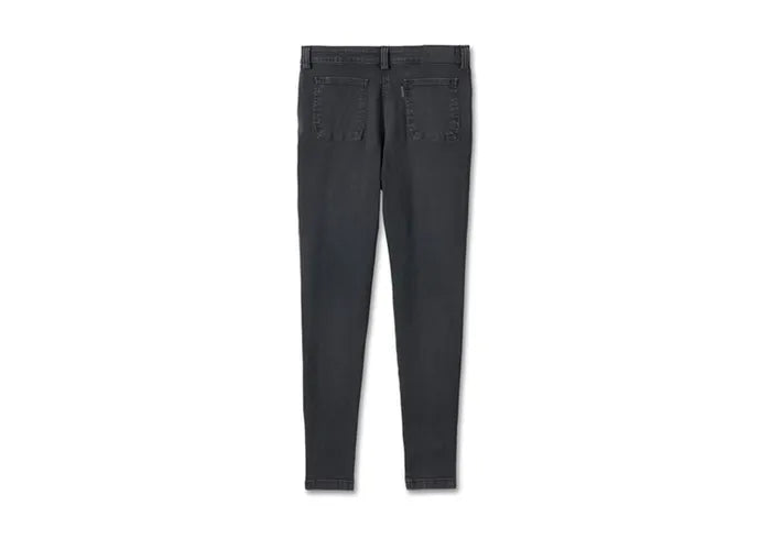 Women's H-D Mid Rise Skinny Jean - Washed Black Denim - 96290-24VW