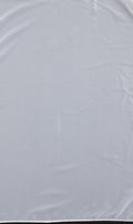Woven Voile Curtain Fabric, White- 213cm Drop