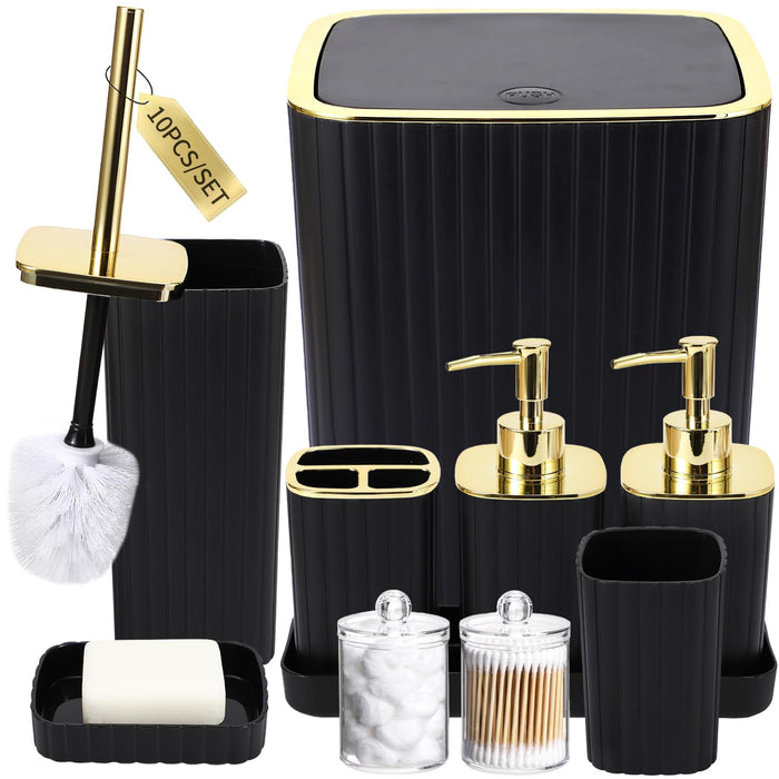 XLHOMO Complete 10PC Bath Ensemble